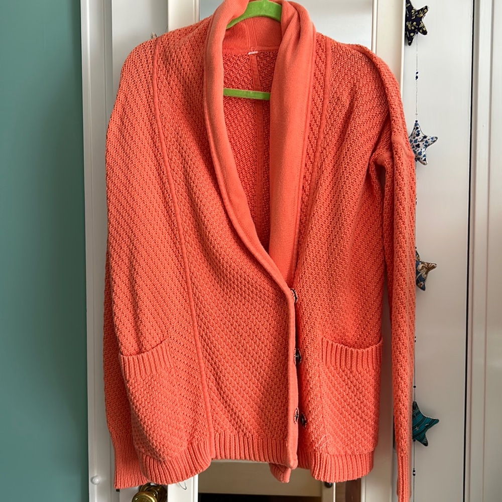 Tangerine color sweater